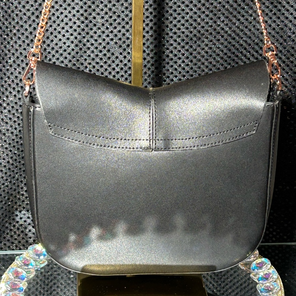 Ted Baker Black London Woman’s Cat Crossbody Bag 8” x 7.5” x 1.5” EUC - Picture 3 of 12